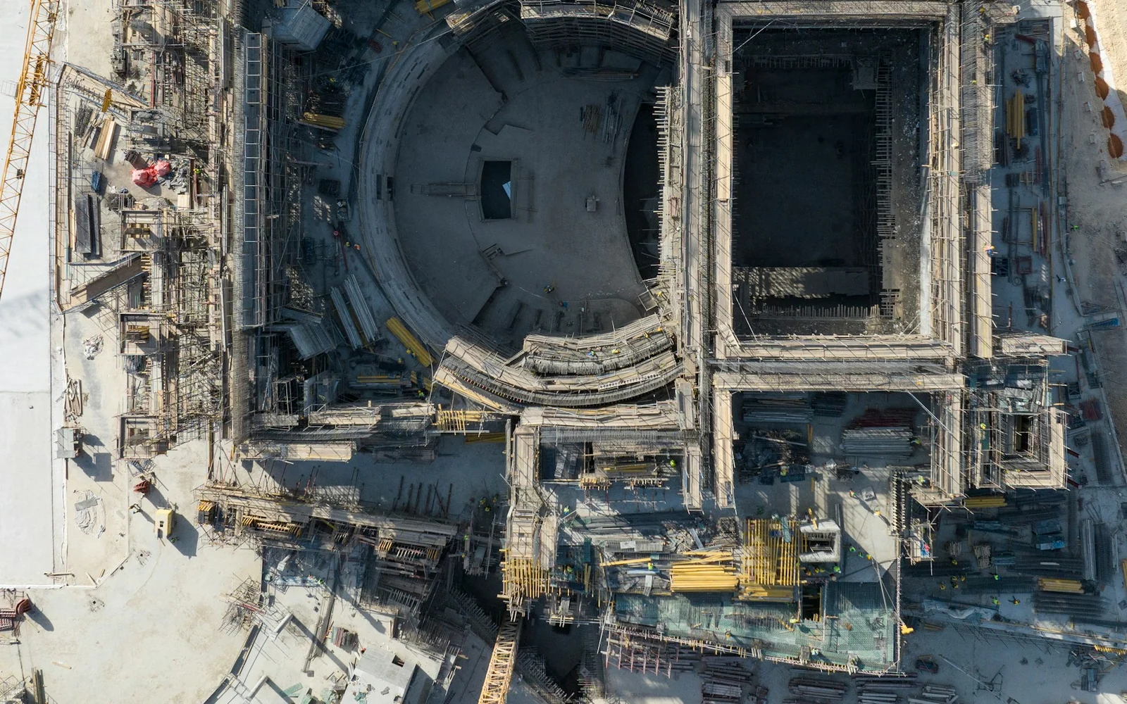 Recurring aerial survey of a Riyadh project